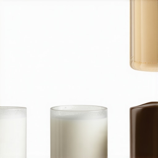 Different types of automatic milk frothers showcasing foam quality.